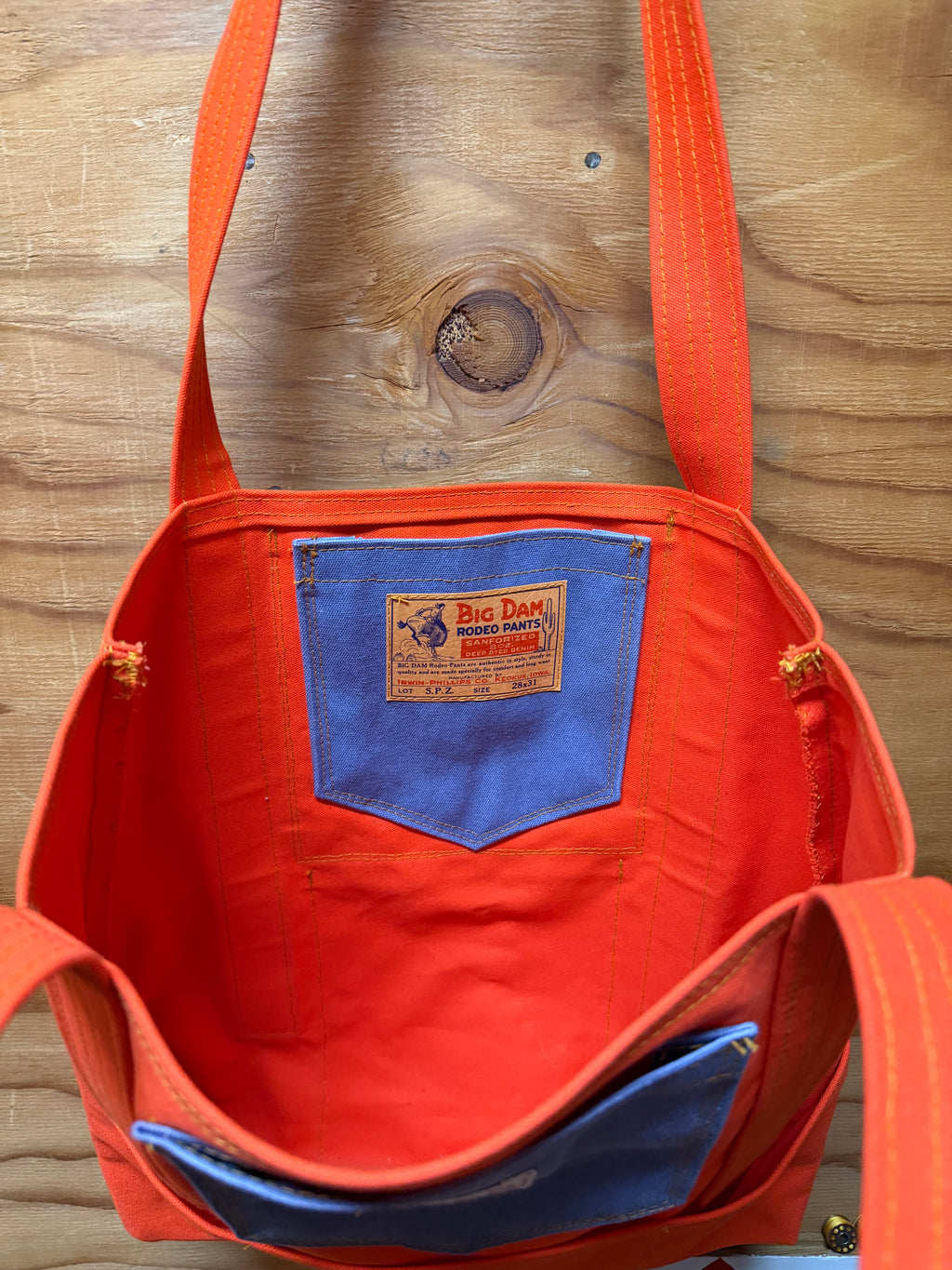 BYRD HANDMADE x Big Damn Rodeo Pants Tote